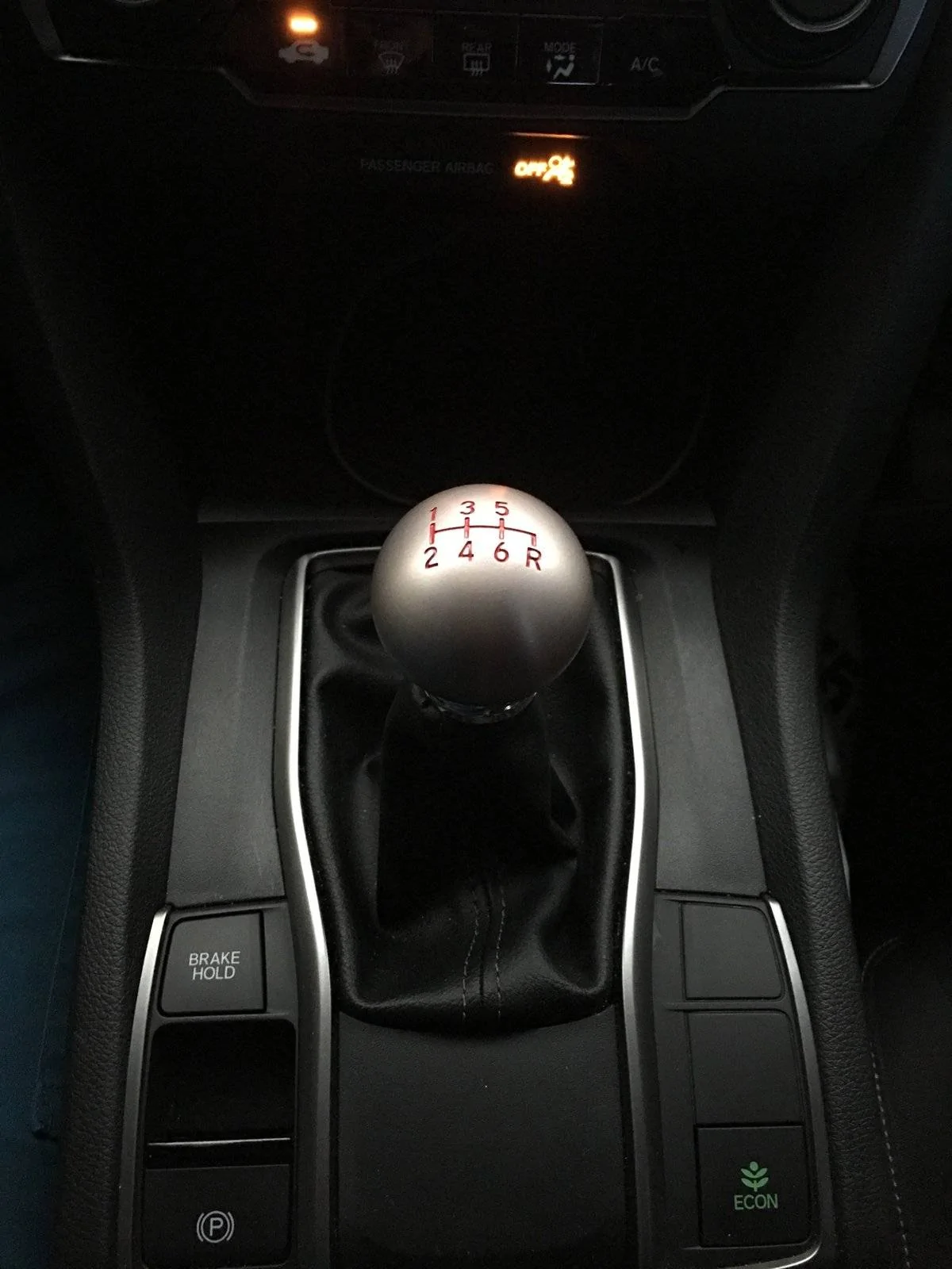11th Gen Honda Civic Honda OEM 17-18 Civic Type-R Shift Knob M10 X 1.5 A1B2AF22-4560-4261-83B9-5930D42F0ACD