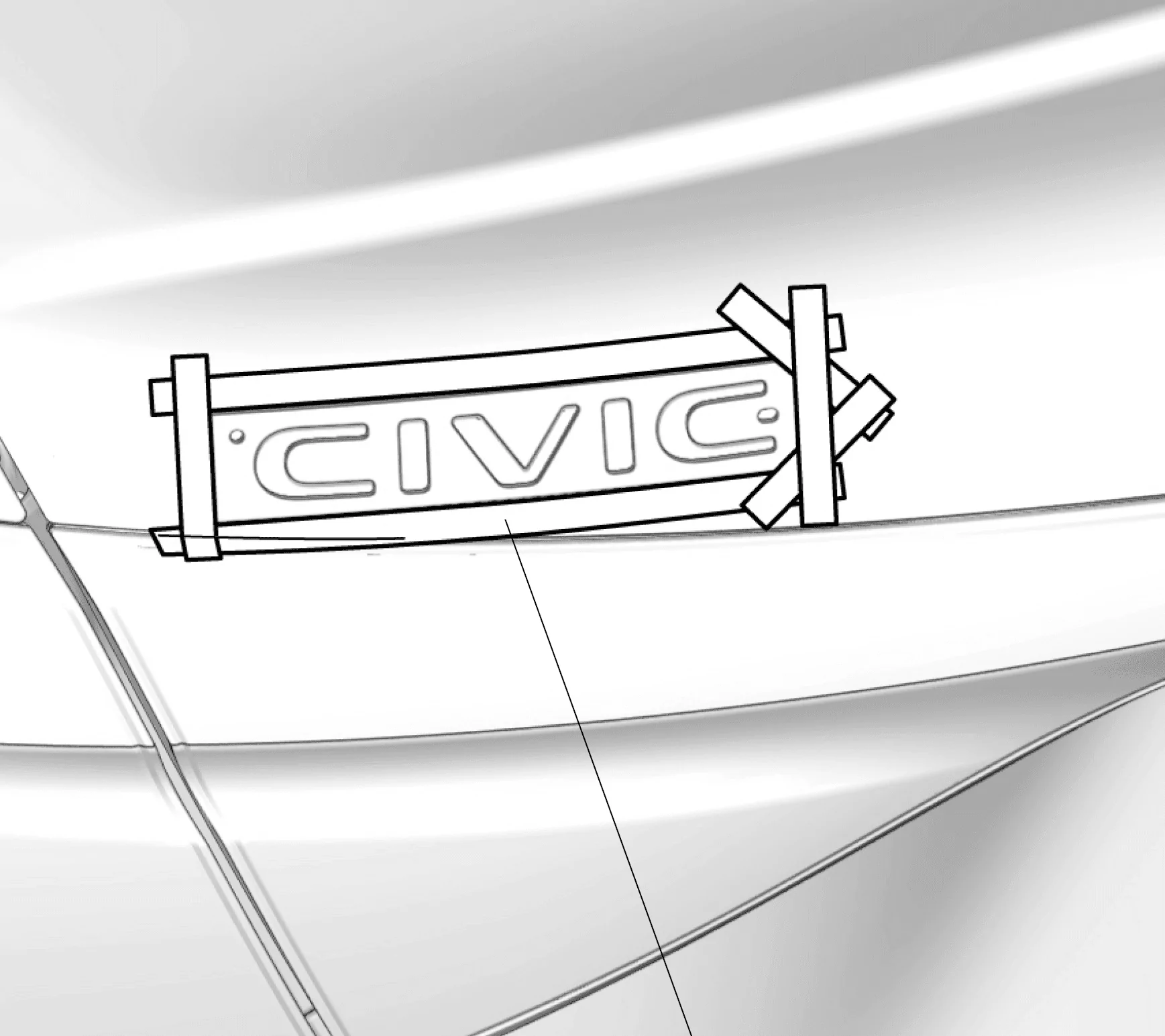 11th Gen Honda Civic Civic Emblem AC149852-B16D-42EC-83DB-80A373D0467D