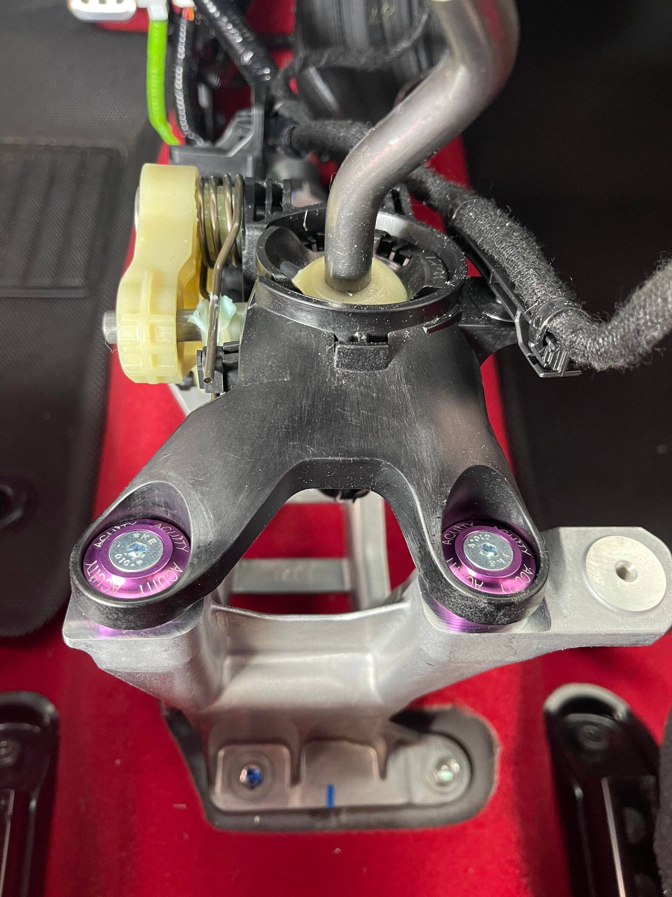 11th Gen Honda Civic JDM Honda Access Interior LED Door Lights and Center Console Lights installed. Acuity FL5 Shifter Base bushing install 2