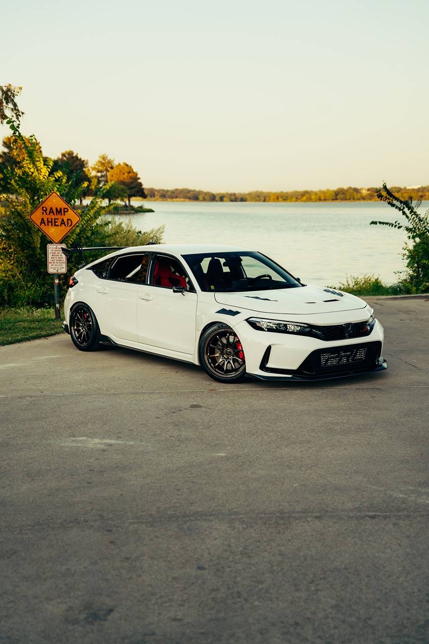 11th Gen Honda Civic Championship White FL5 #943 Build Albi Lake Day-43