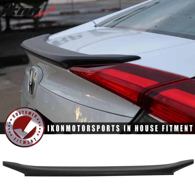 11th Gen Honda Civic 16-17 Civic 10th Gen Sedan - OE Style Trunk Spoiler (ABS) - AST-HC164OEFM-A AST-HC164OEFM-A-1