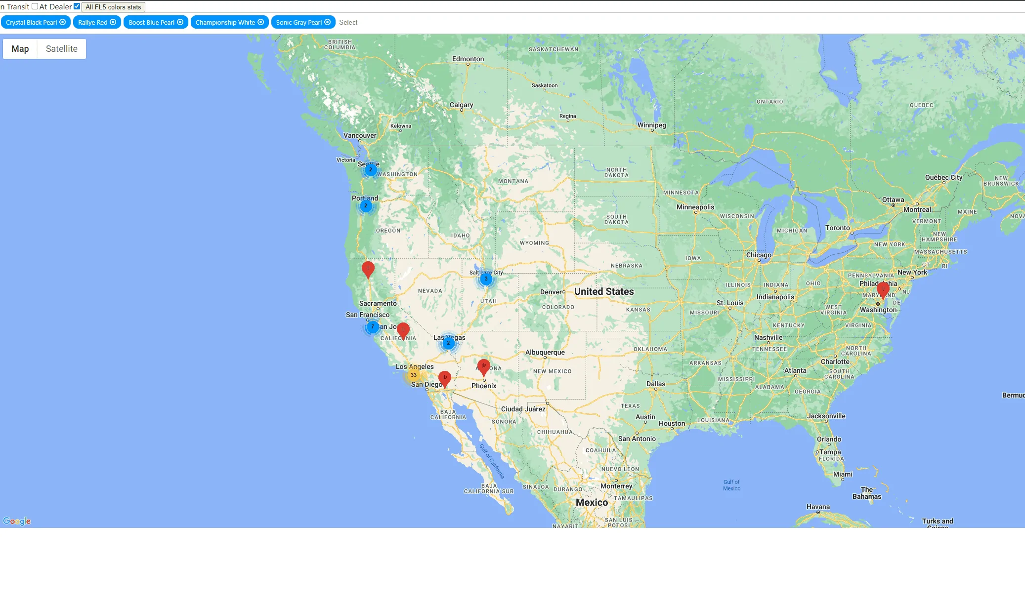 11th Gen Honda Civic 2023 Civic Type R finder tool At Dealer