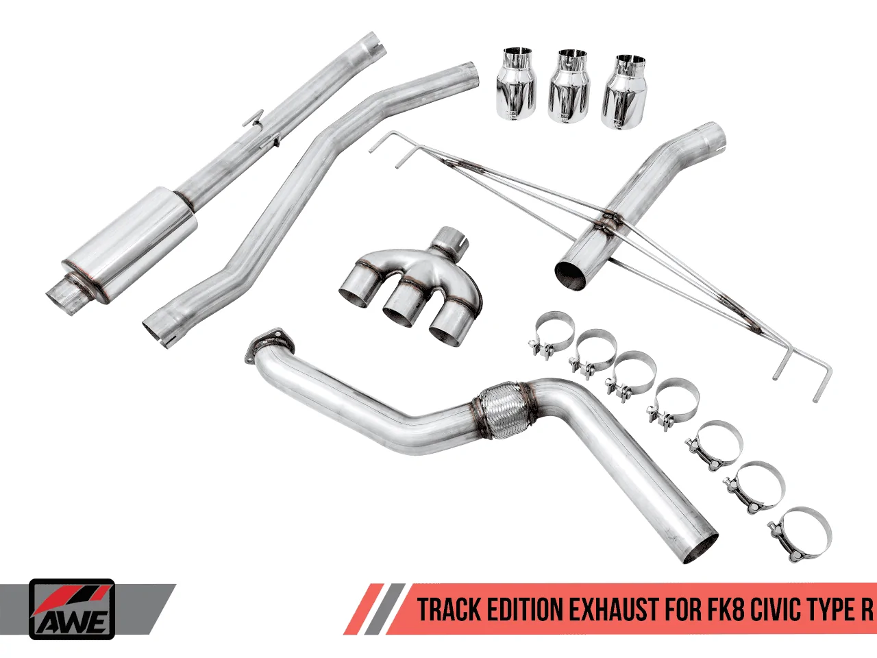 11th Gen Honda Civic Presenting the AWE Exhaust Suite for the FK8 Civic Type R. Available now! awe_ctr_track_5