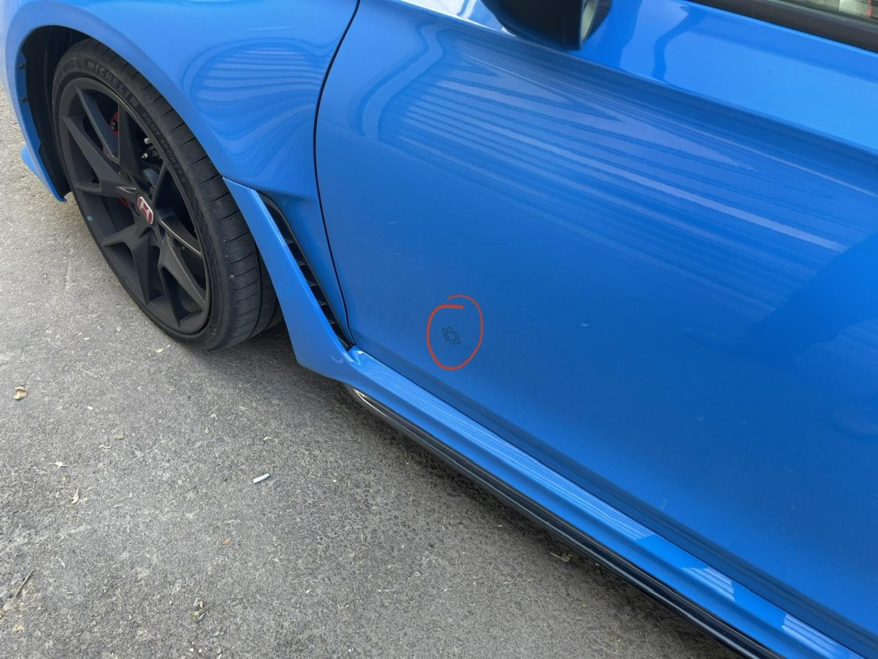 11th Gen Honda Civic Weird dust pattern on driver’s door B18A7DA2-B08C-496B-8DCD-84A463233B47