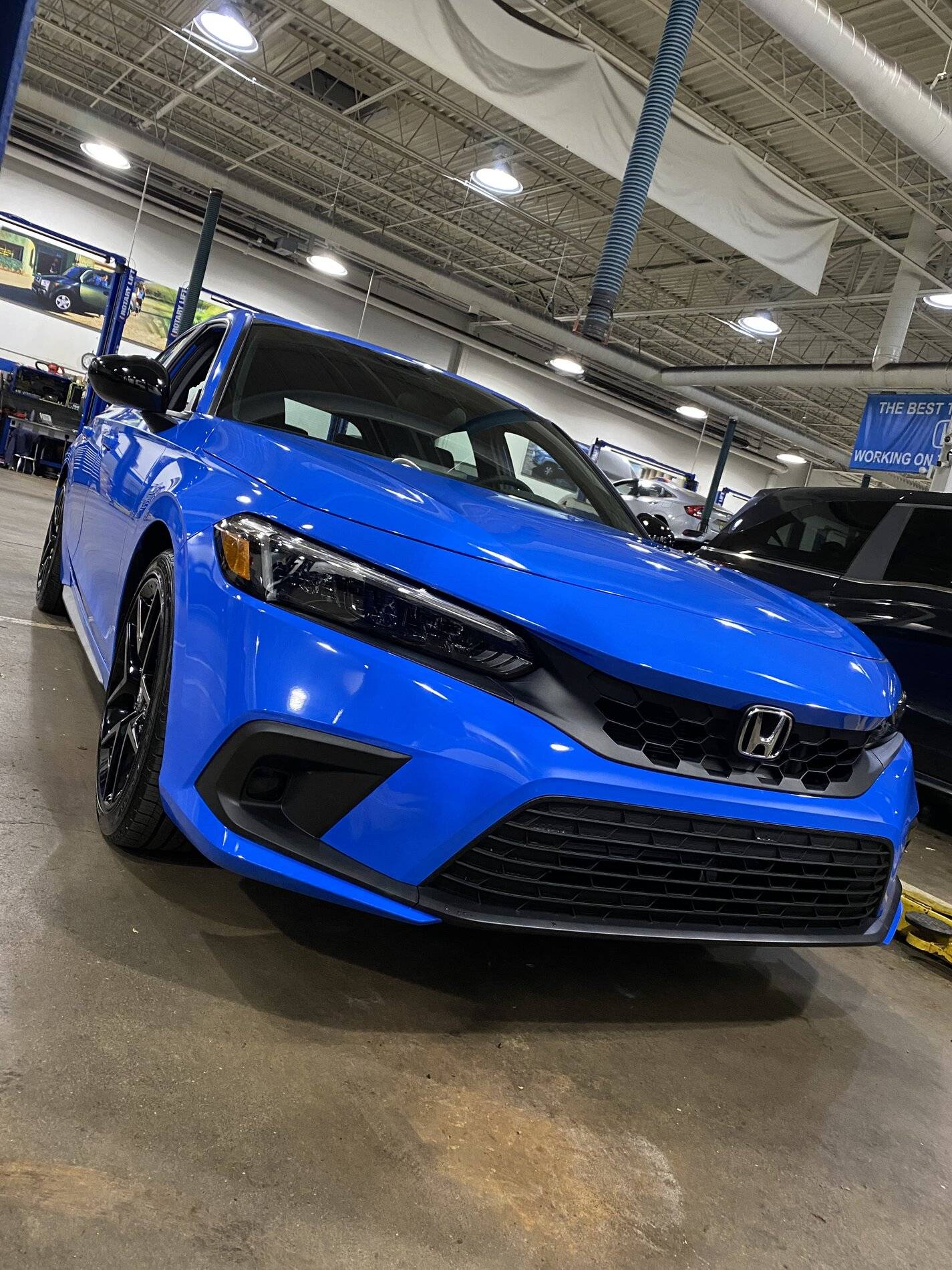 11th Gen Honda Civic Just purchased a 2022 Civic Sport Hatch (Boost Blue) B7295C11-A193-428F-9740-AEB51BF11639