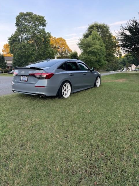 11th Gen Honda Civic 23' Si Build so far, maybe some useful info back passenger grass