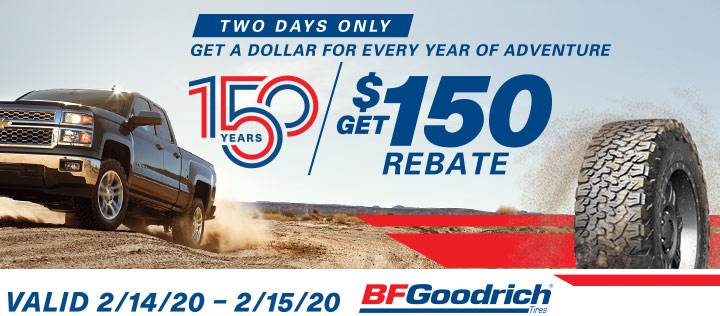11th Gen Honda Civic 2 Days Only | $150.00 back from BFGoodrich! bfgoodrich_150_February2020_hero