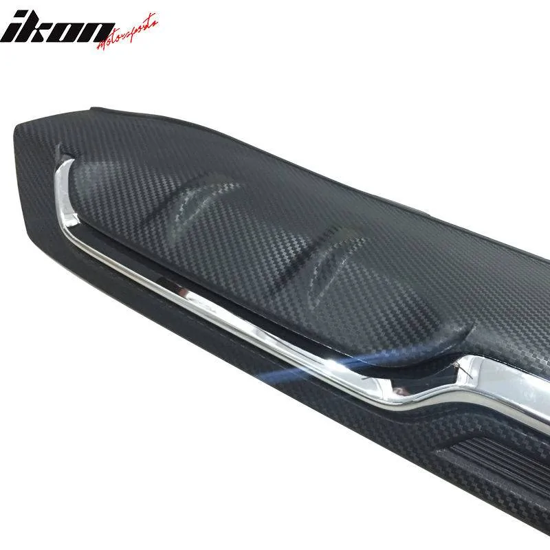 11th Gen Honda Civic 16-17 Civic 10th Gen Sedan - Carbon Fiber Rear Diffuser (PP) - BLD-HC164H-PPCFCM BLD-HC164H-PPCFCM-4