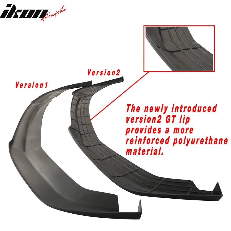 11th Gen Honda Civic 16-17 Civic 10th Gen Sedan - GT Style Front Bumper Lip (PU) - BLF-HC164GT-PU - UPDATED VERSION2 BLF-HC164GT-PU-001