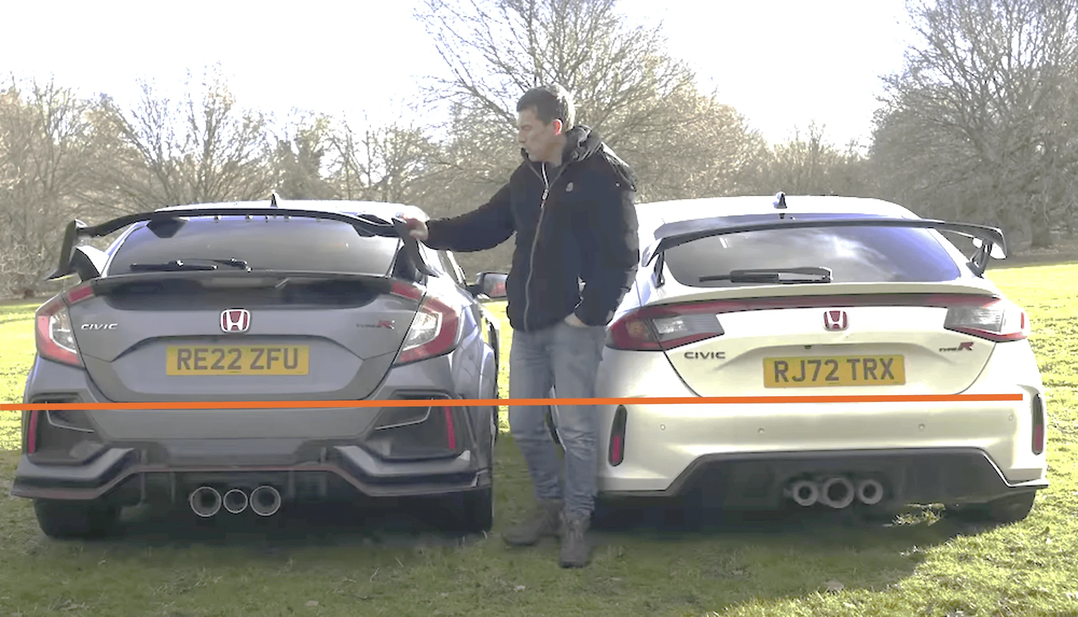 11th Gen Honda Civic Fl5 rear and front bumper quite tall. When did this new trend begin? bumperheight