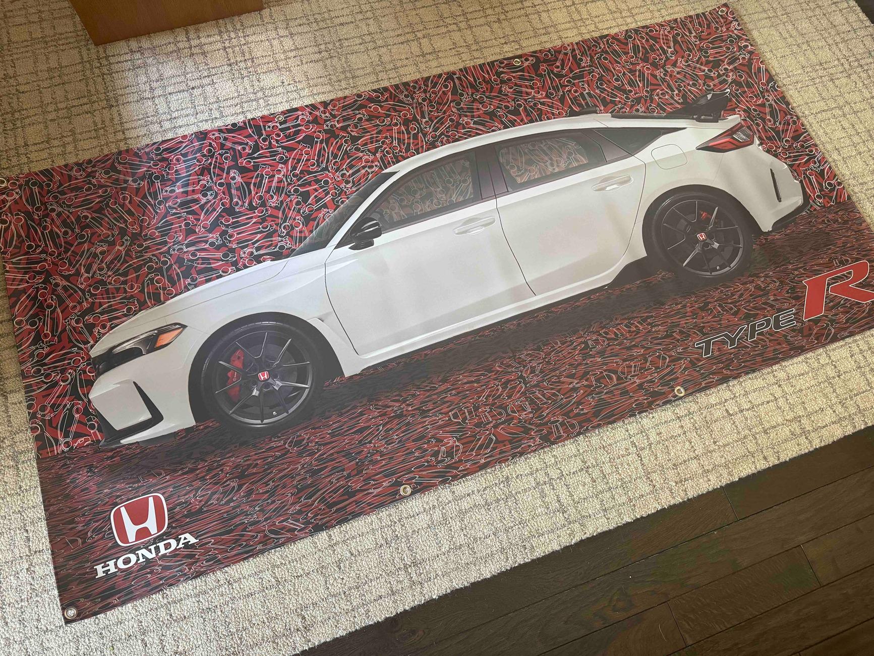 11th Gen Honda Civic FL5 Camo Vinyl Garage Banners/Poster Prints Camo Banner