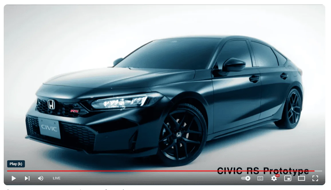 11th Gen Honda Civic Civic RS, possible refresh look for 2025+ Civics? (TAS 2024) Capture1