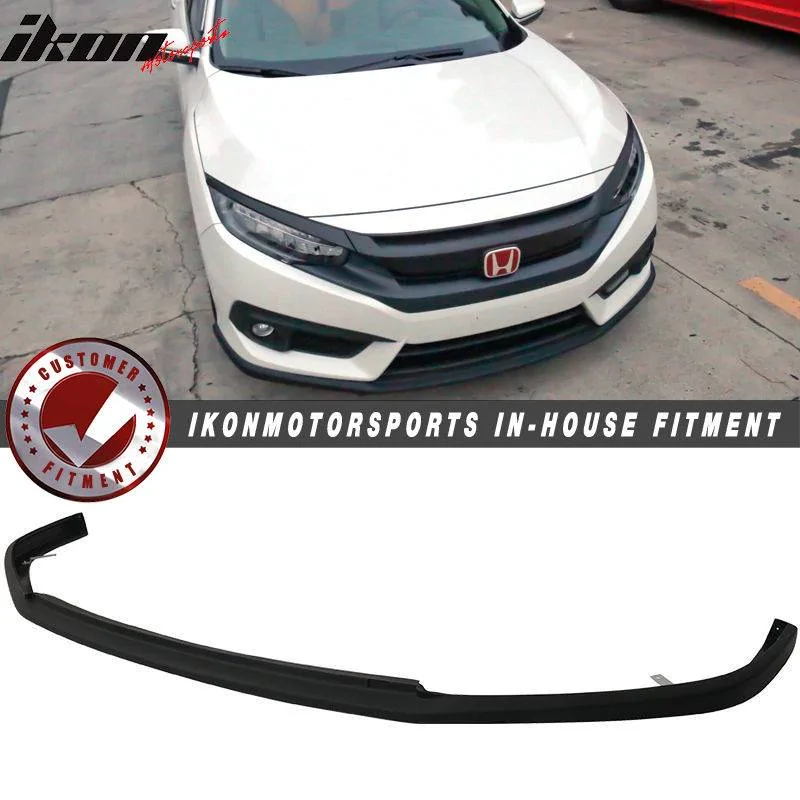 11th Gen Honda Civic 16-17 Civic 10th Gen Sedan - TCS Style Front Lip+Side Skirts+Rear Diffuser (PU) - CB-A010998 CB-A010998-2