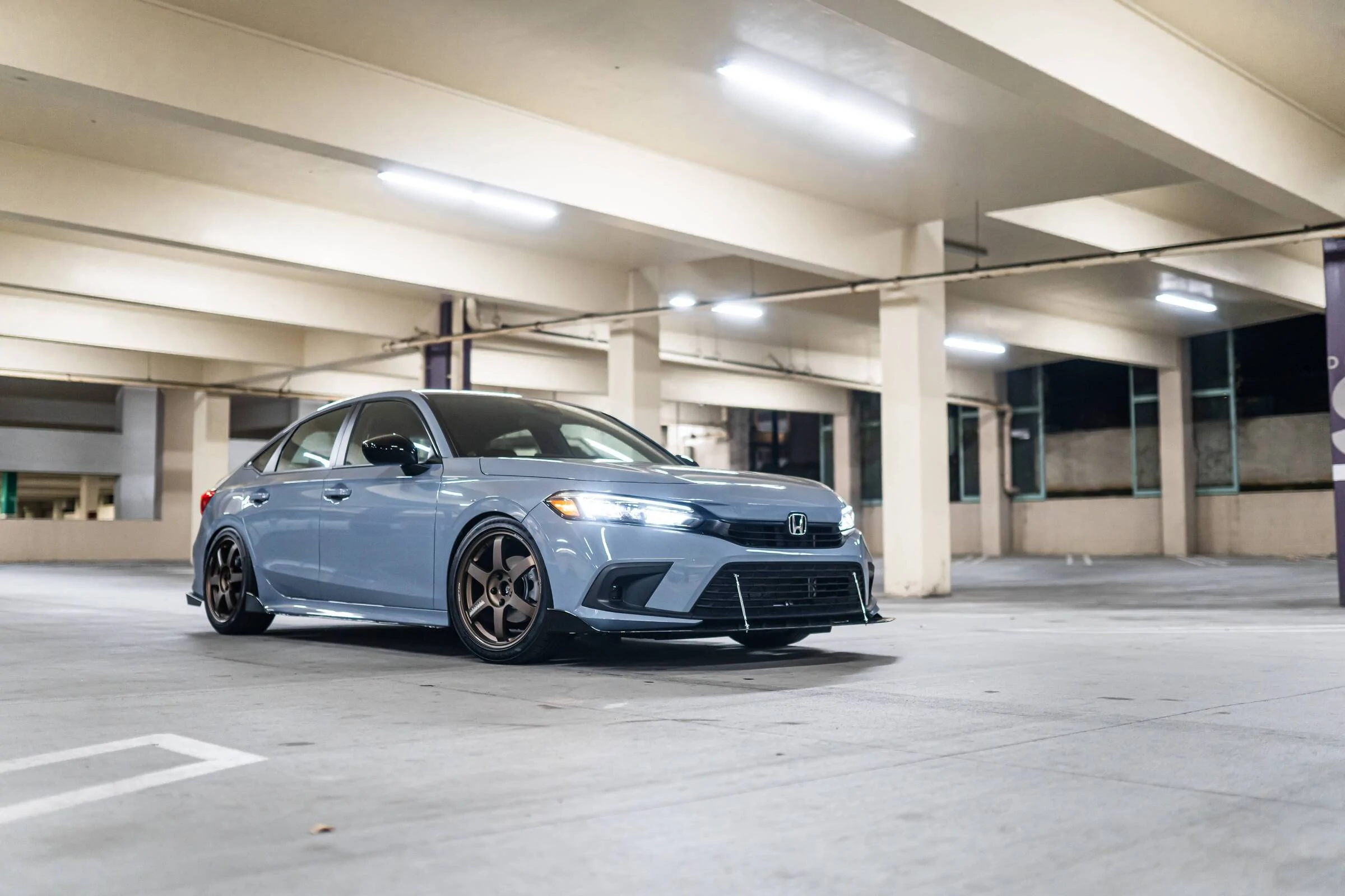 11th Gen Honda Civic Sonic Gray 11th Gen Civic Photoshoot with aftermarket goodies! cBlbbpM