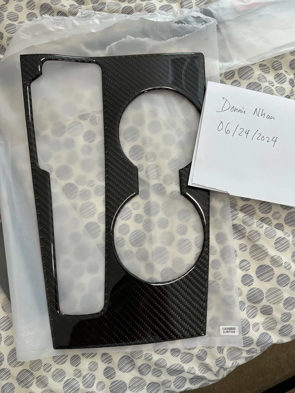 11th Gen Honda Civic FS: CF Wing, CF Mirror Caps, CF Interior Pieces, Gloss Black Window Pillars, JetsVinyl, and Lasfit Reverse Lights CF Interior Pieces v2