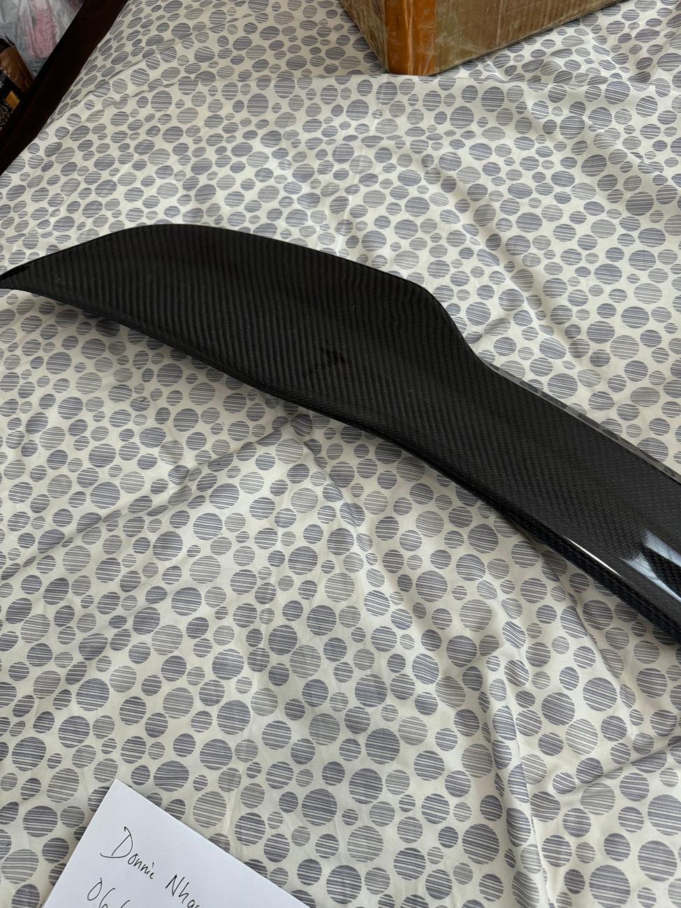 11th Gen Honda Civic FS: CF Wing, CF Mirror Caps, CF Interior Pieces, Gloss Black Window Pillars, JetsVinyl, and Lasfit Reverse Lights CF Wing v4.JPG