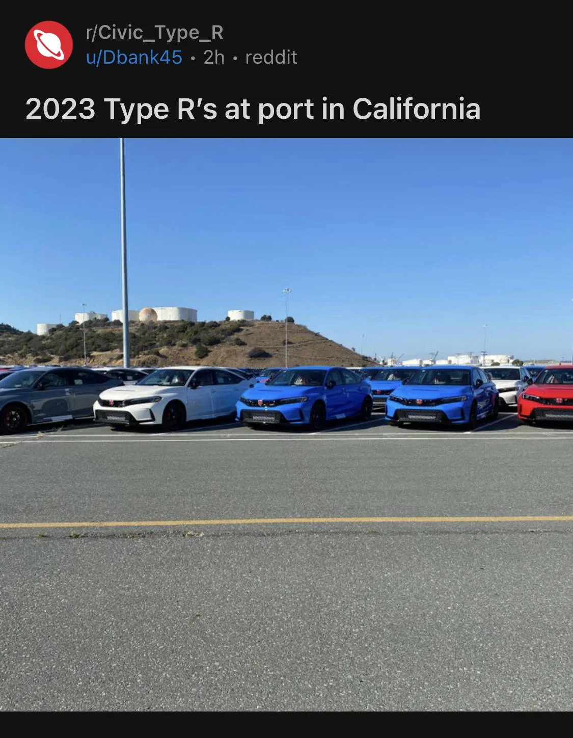 11th Gen Honda Civic Looks like US Civic Type R FL5 versions are on their way to shipping... CFD00F4B-3E28-49CB-B77D-664054ABEE76