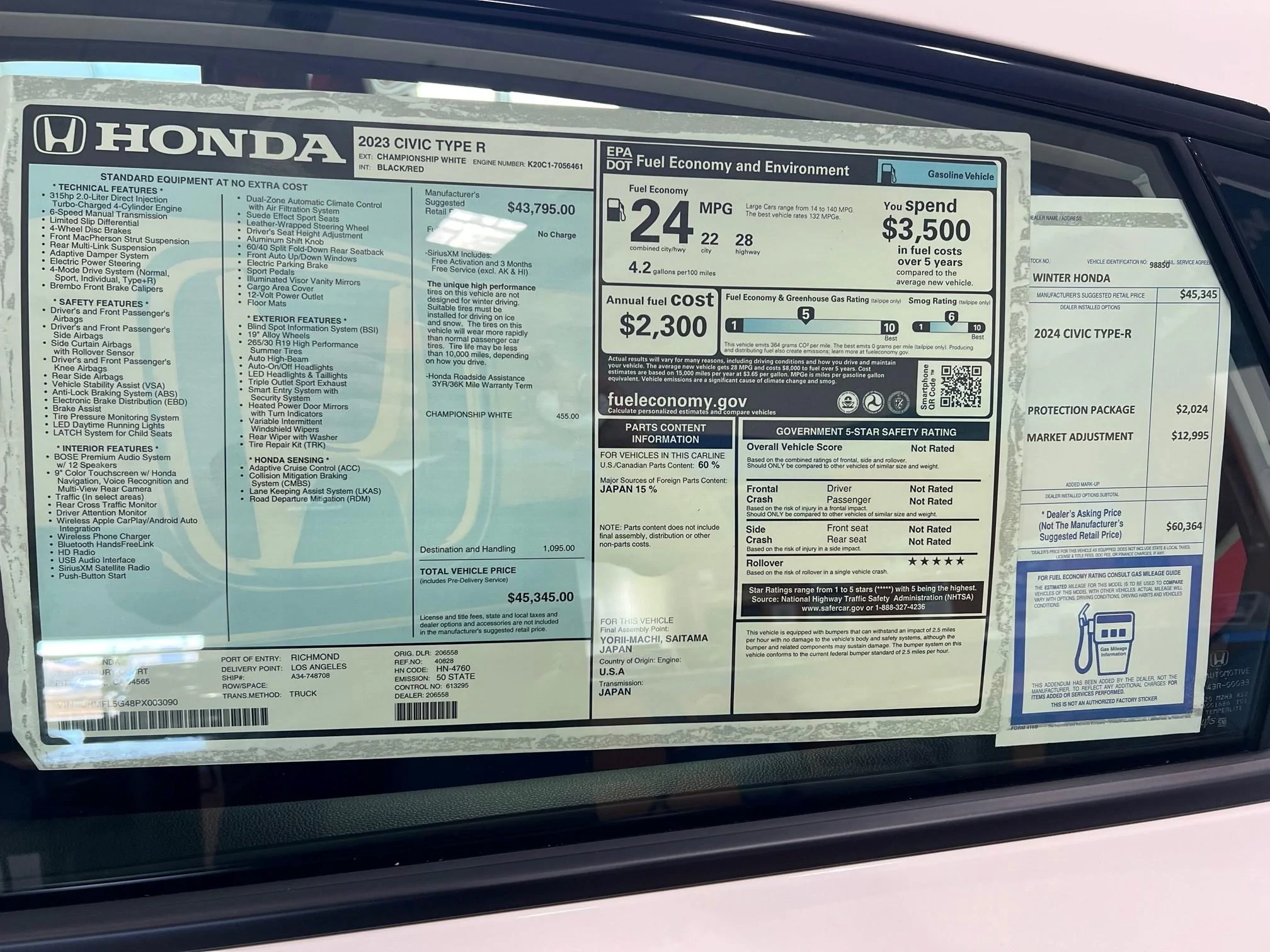 11th Gen Honda Civic WTB: Willing to pay $7,500 ADM Champ White 33