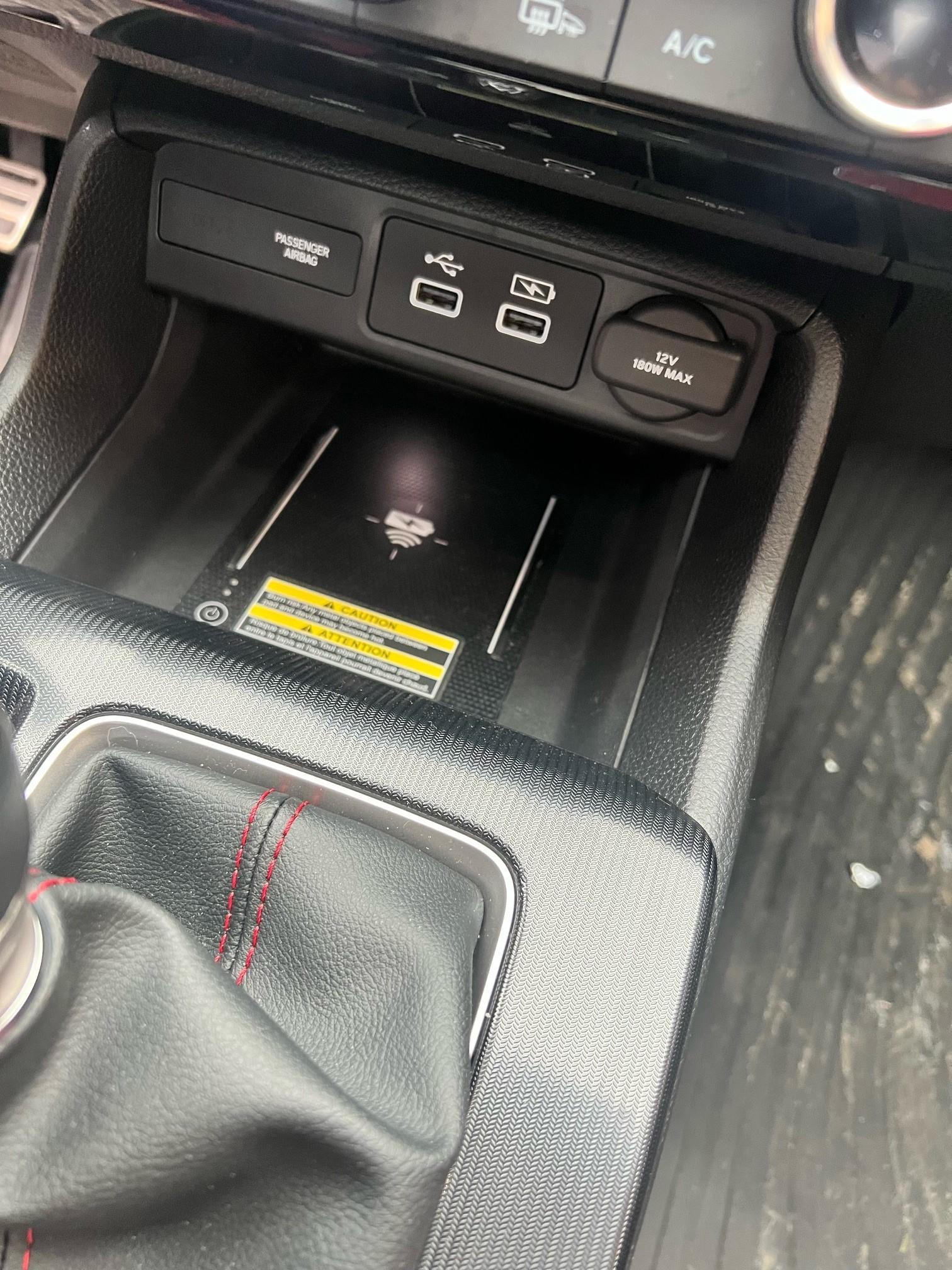 11th Gen Honda Civic Wireless Car Charger OEM USA vs CANADA - Swap? How to, and where I am at today (1-29-24) civic 2