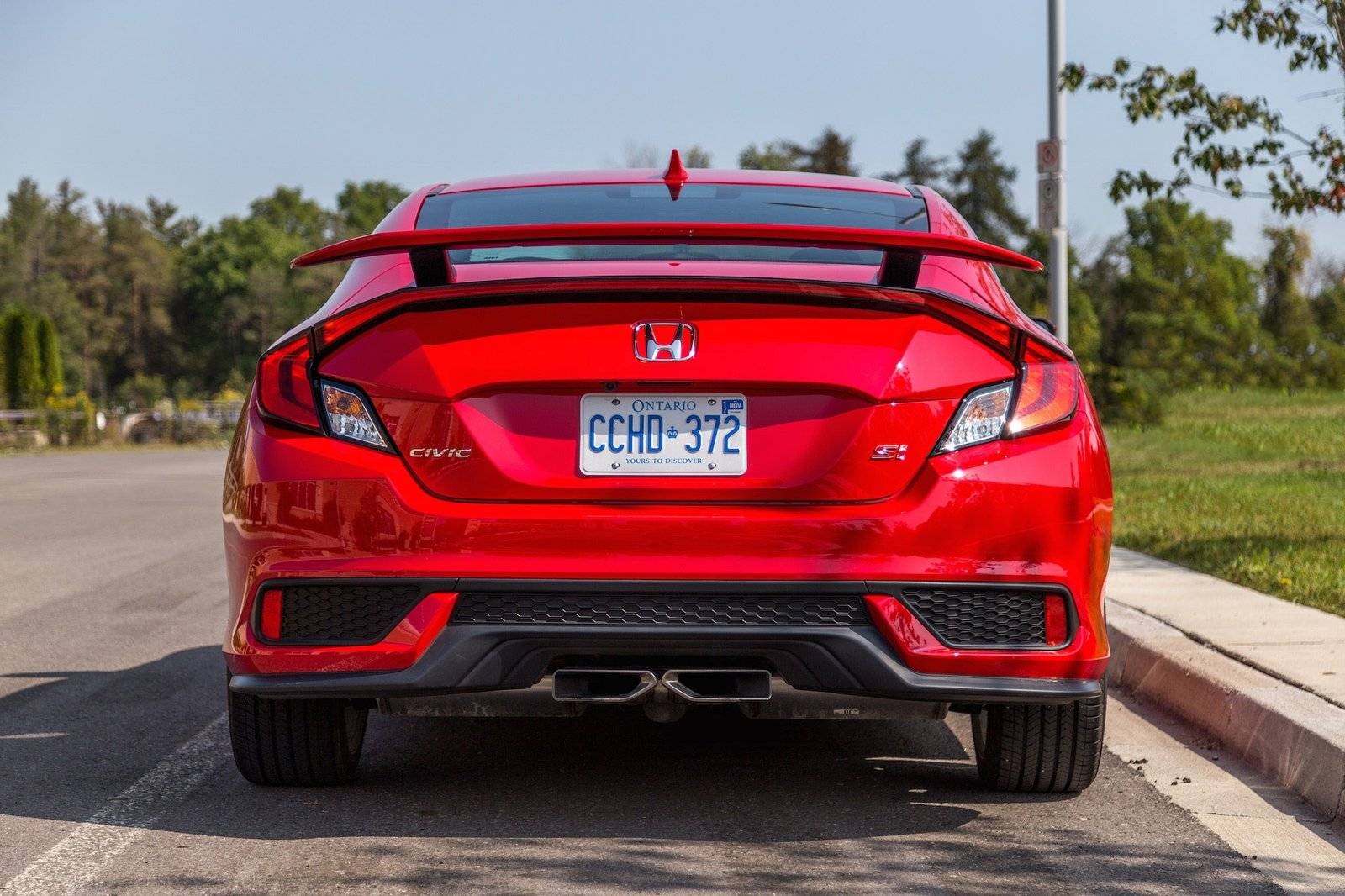 11th Gen Honda Civic 27WON SI sedan exhaust feedback civic-si-coupe-rear dual ti