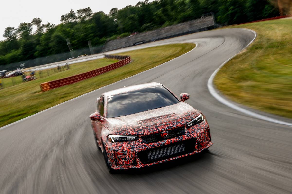 11th Gen Honda Civic 2023 Civic Type R Prototype Makes U.S. Public Debut at Honda Indy 200 Civic Type R at Mid-Ohio v1