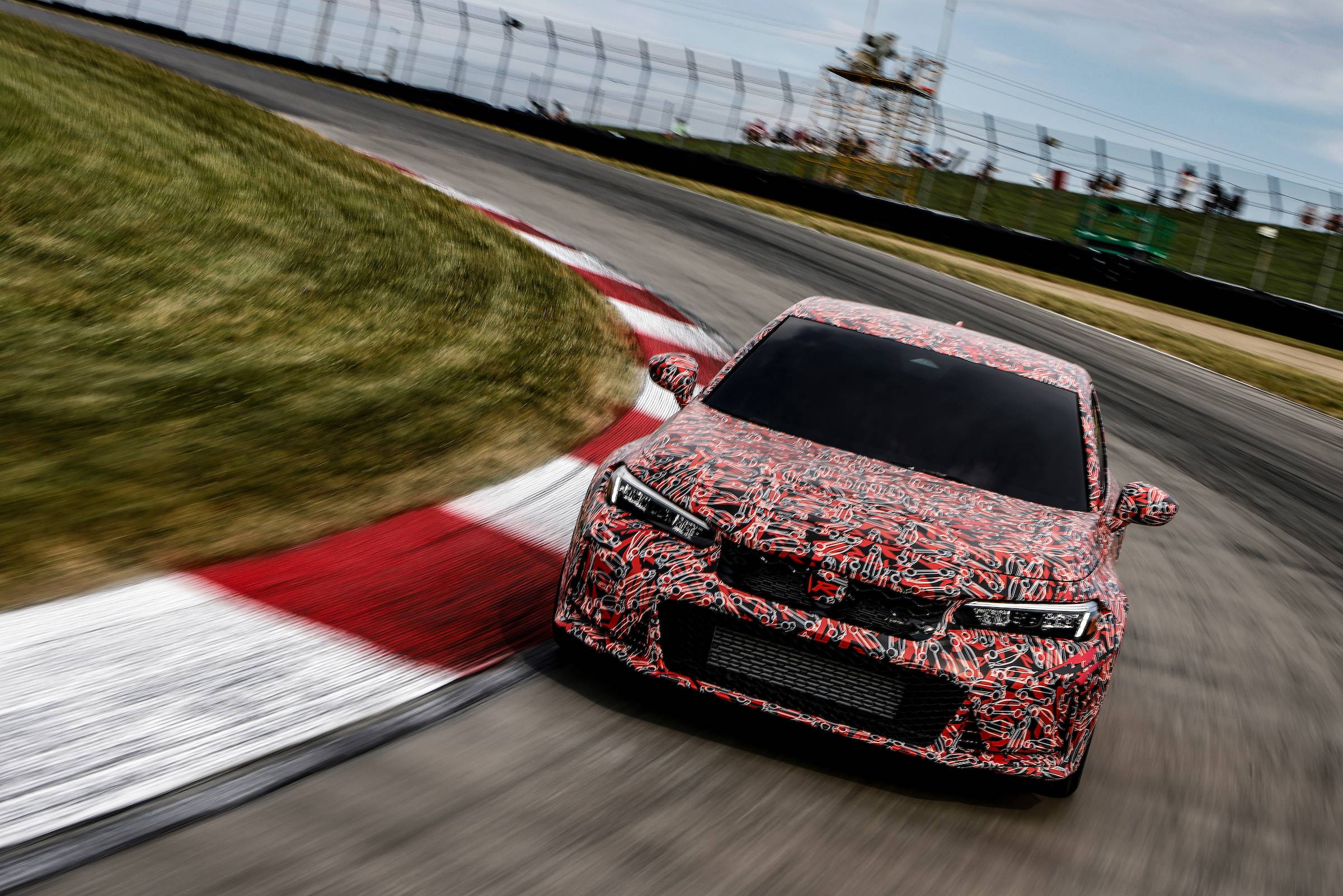 11th Gen Honda Civic 2023 Civic Type R Prototype Makes U.S. Public Debut at Honda Indy 200 Civic Type R at Mid-Ohio v2