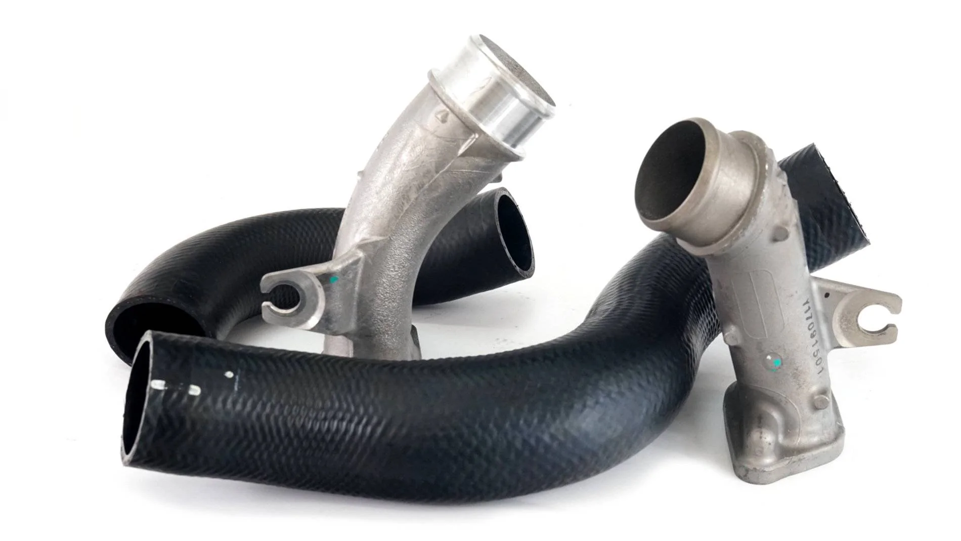 11th Gen Honda Civic FK8 Performance Boost Tubes - 27WON civic-type-r-intercooler-piping-off