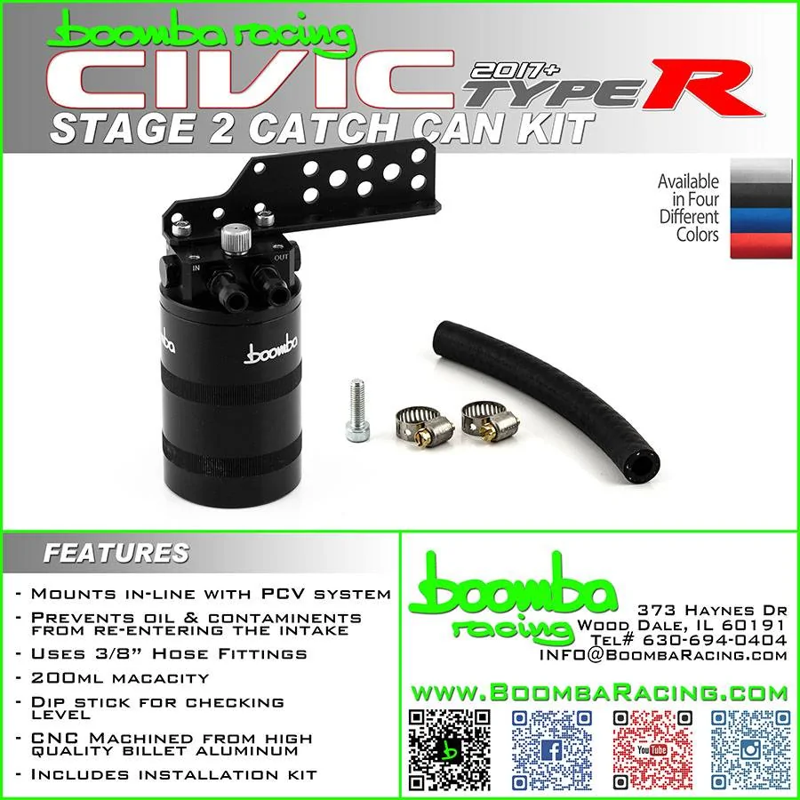 11th Gen Honda Civic Catch Can Kits For 1.5T Civic, and CTR Now Available! Civic-Type-R-S2-CATCH-CAN-copy-WEB