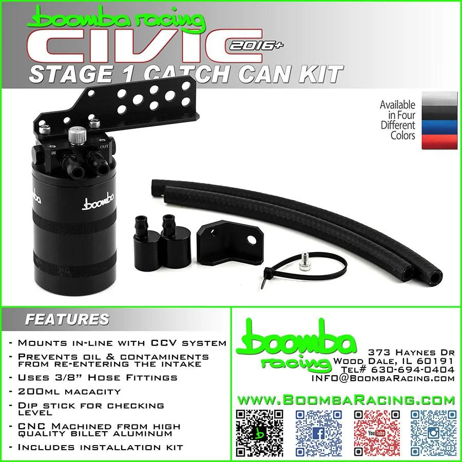 11th Gen Honda Civic Catch Can Kits For 1.5T Civic, and CTR Now Available! Civic-X-S1-CATCH-CAN-copy-WEB