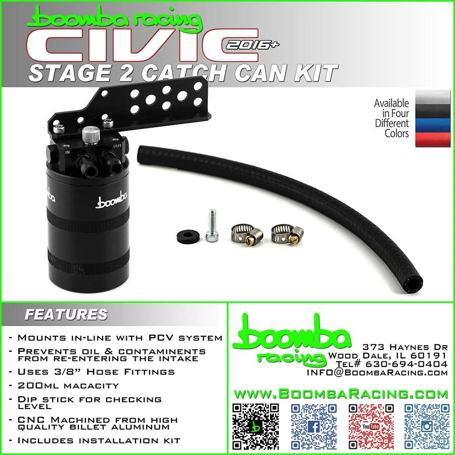 11th Gen Honda Civic Catch Can Kits For 1.5T Civic, and CTR Now Available! Civic-X-S2-CATCH-CAN-copy-WEB