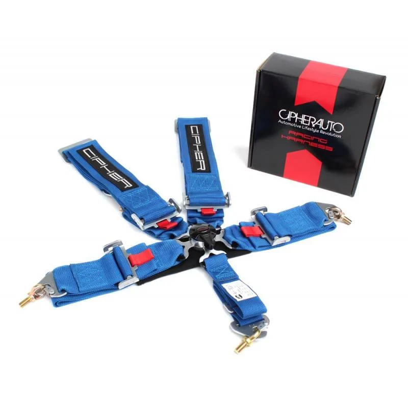 11th Gen Honda Civic Cipher 5 Point 3" Camlock Racing Harness - SFI 16.1 - Various Colors CPA4005BL-800x800