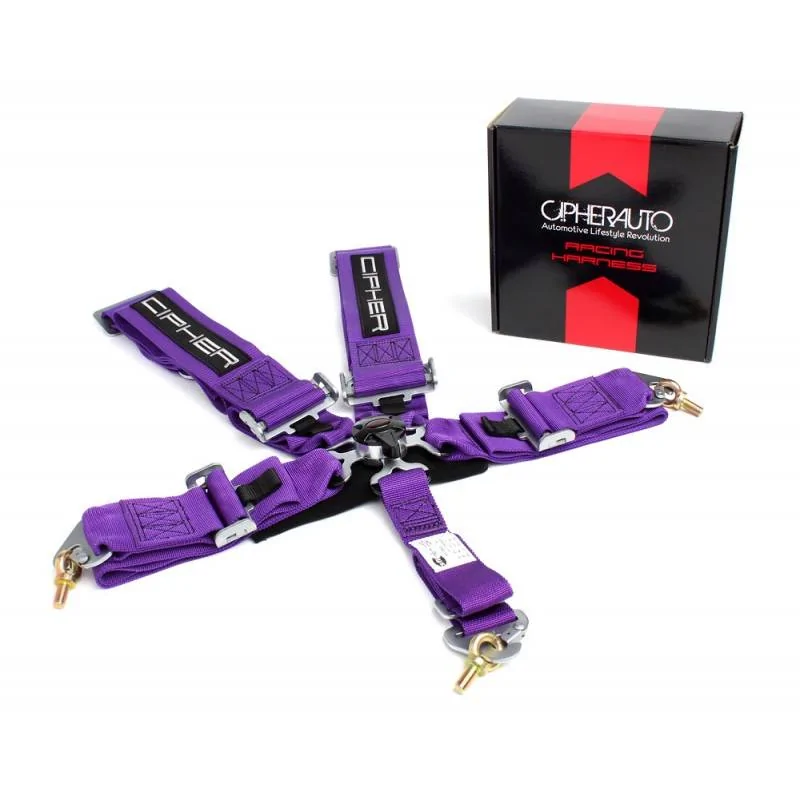 11th Gen Honda Civic Cipher 5 Point 3" Camlock Racing Harness - SFI 16.1 - Various Colors CPA4005PR-800x800