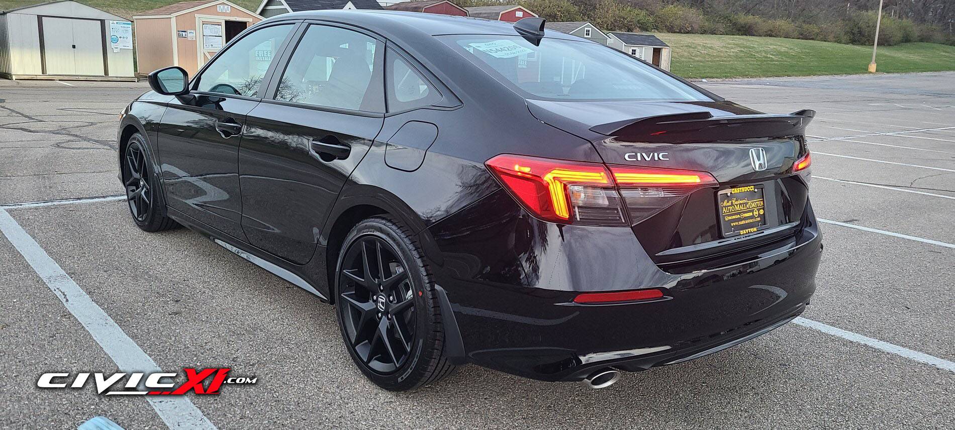 11th Gen Honda Civic Official CRYSTAL BLACK 2022+ 11th Gen Civic & Si Thread Crystal Black 2022 Civic Si  2