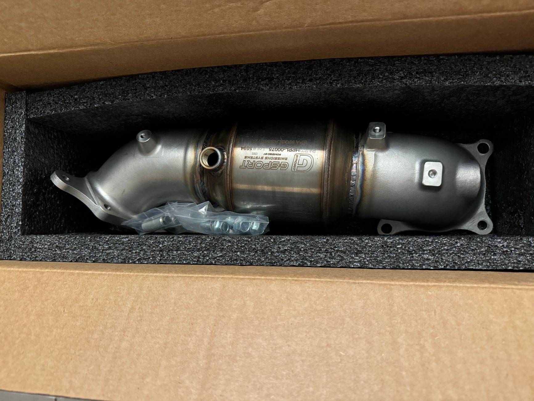 11th Gen Honda Civic JST Tune Experience and Build List downpipe.JPG