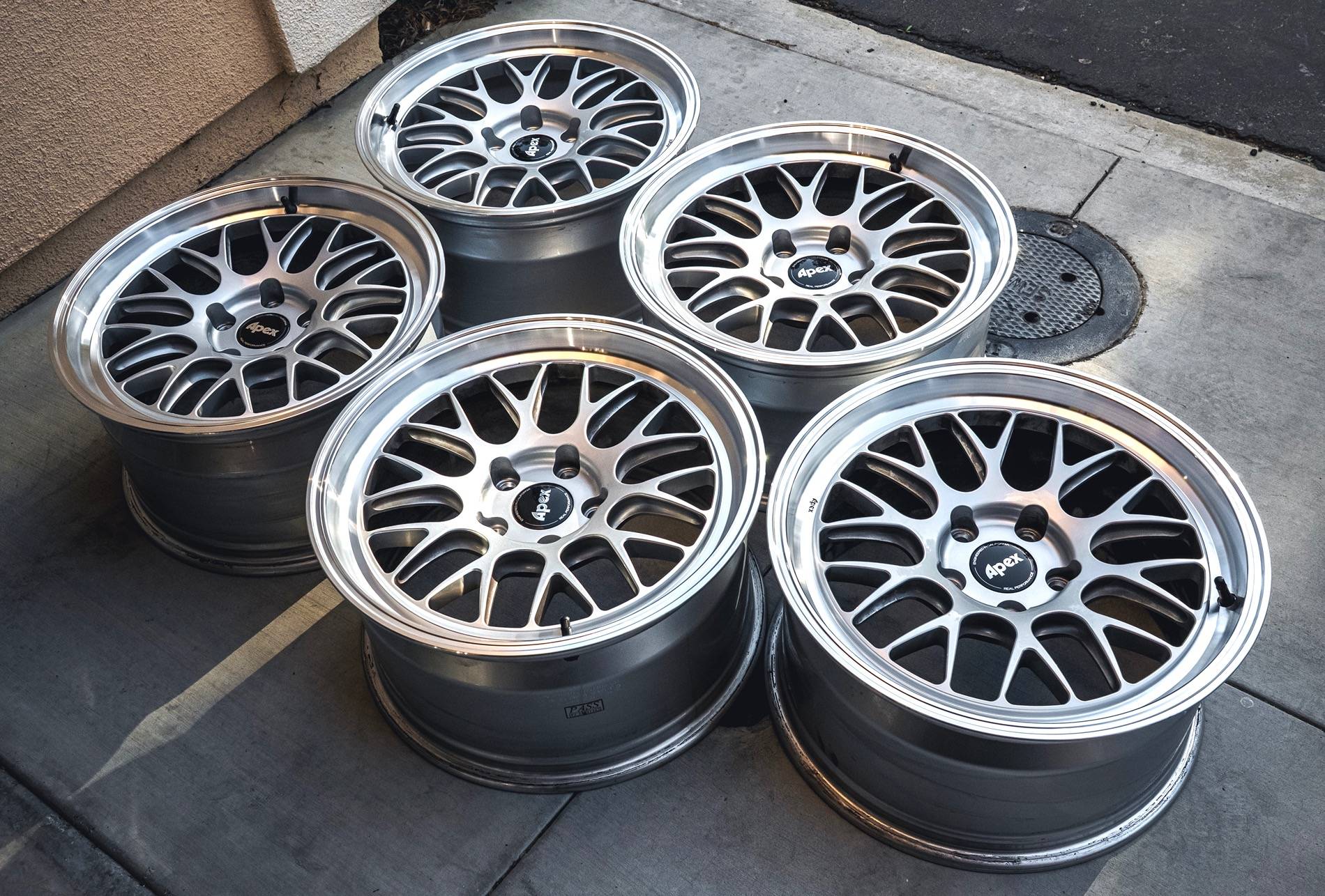 11th Gen Honda Civic (5) Apex Wheels Forged ML-10RT, 18x9.5 + 35, 5x120, Race Silver DSCF0075