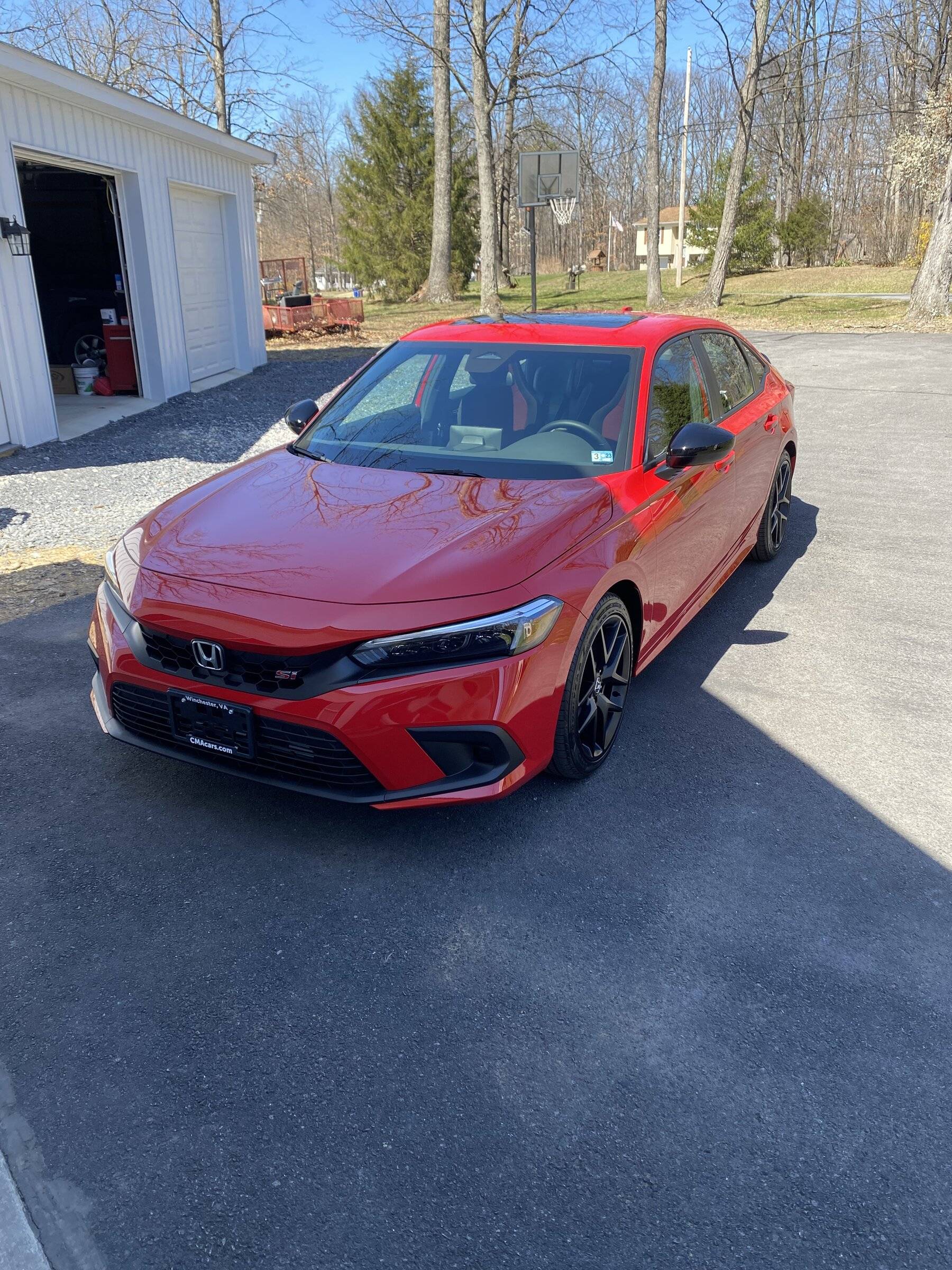 11th Gen Honda Civic 2022 Rallye Red Si delivered E056737A-F099-4A89-AE7F-4CD3F1ACC9FA