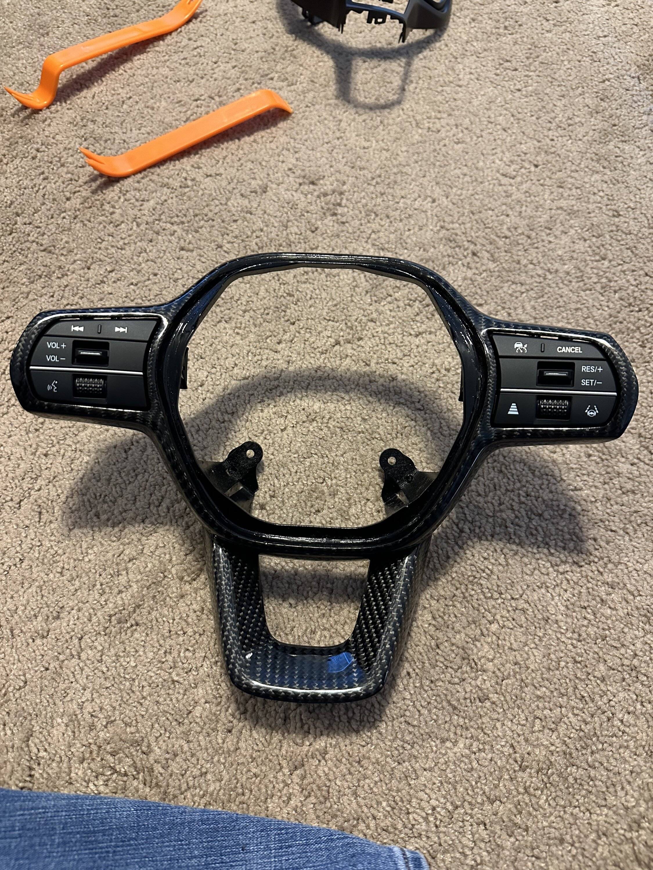 11th Gen Honda Civic TTD Craft Carbon Fiber Steering Wheel installed in FL5 E94D7C10-2DAE-423E-A8F6-40FB6D480900