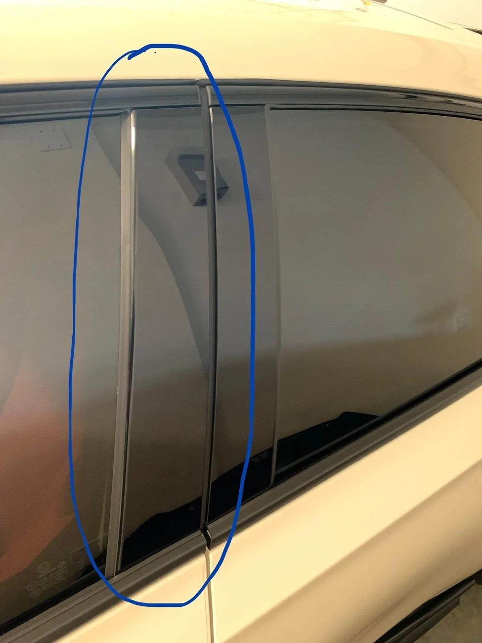 11th Gen Honda Civic Front Left Door - Center Pillar Garnish E9561010-9821-4AC3-97E9-860ECF747CEF