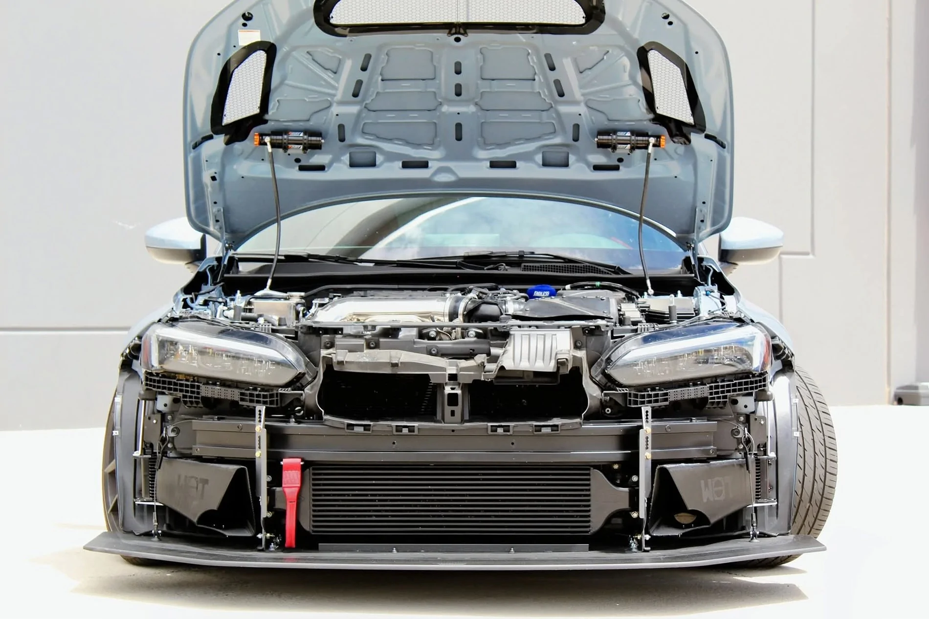 11th Gen Honda Civic WOT -  Cooling Plates & Hood Strut Kits FB_IMG_1748986677124