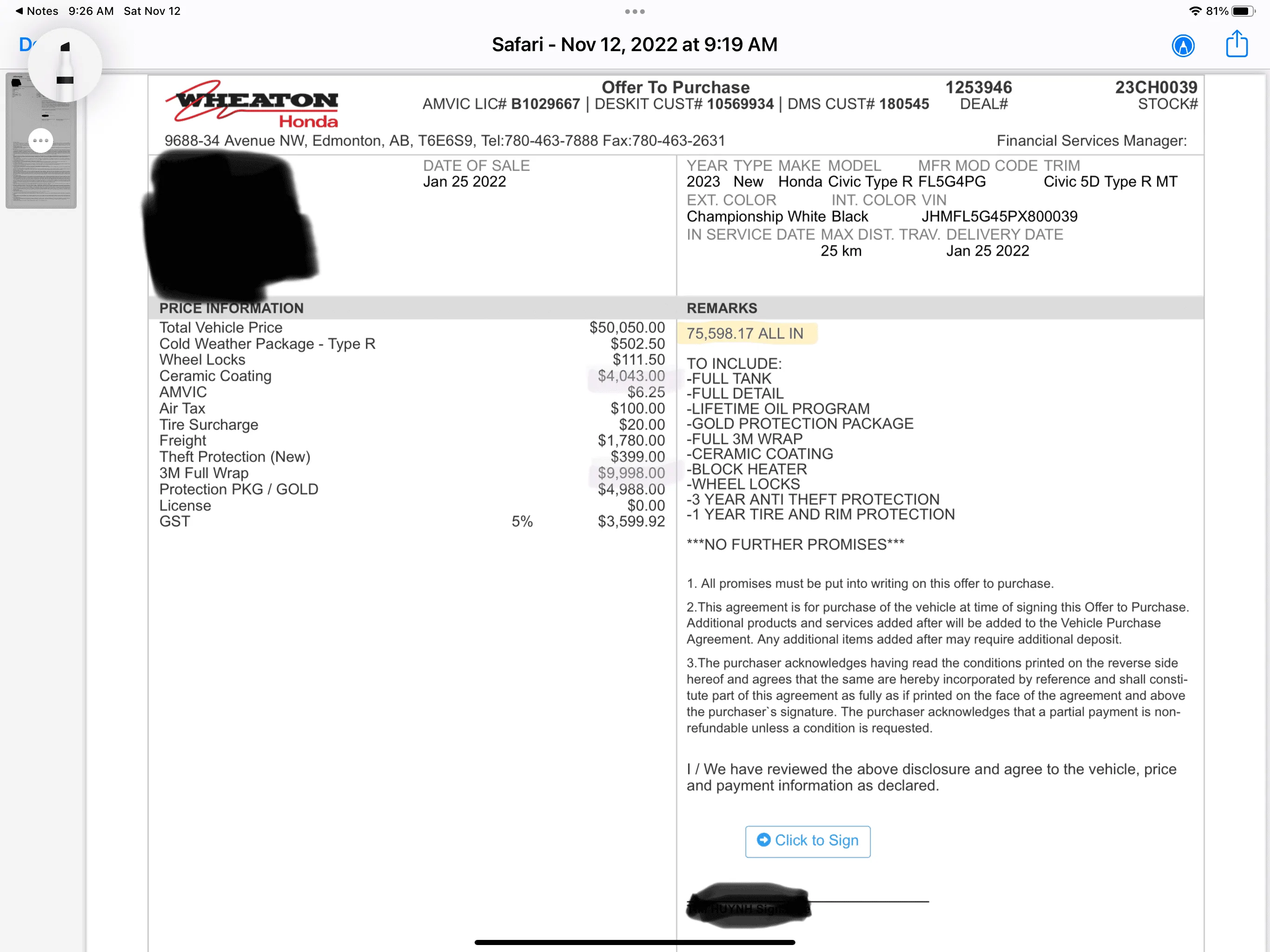 11th Gen Honda Civic The FL5 Dealer ADM Markup Thread FF66D773-8475-419C-AB90-9F35654D0C84