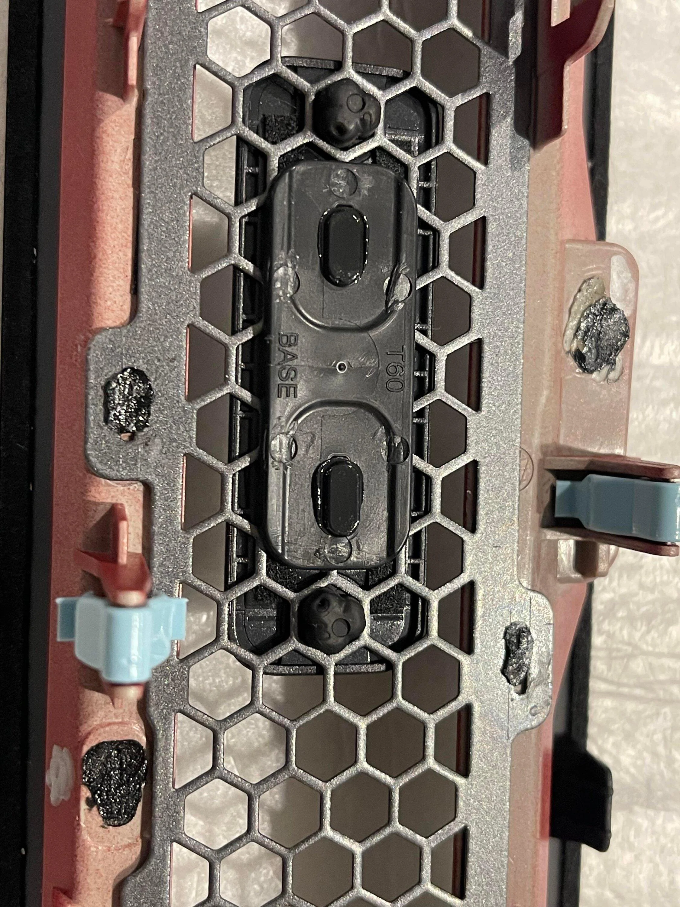 11th Gen Honda Civic Frankenstein A/C vent trim update with Si Red Trim Ring FL5 AC vent Si swap 4