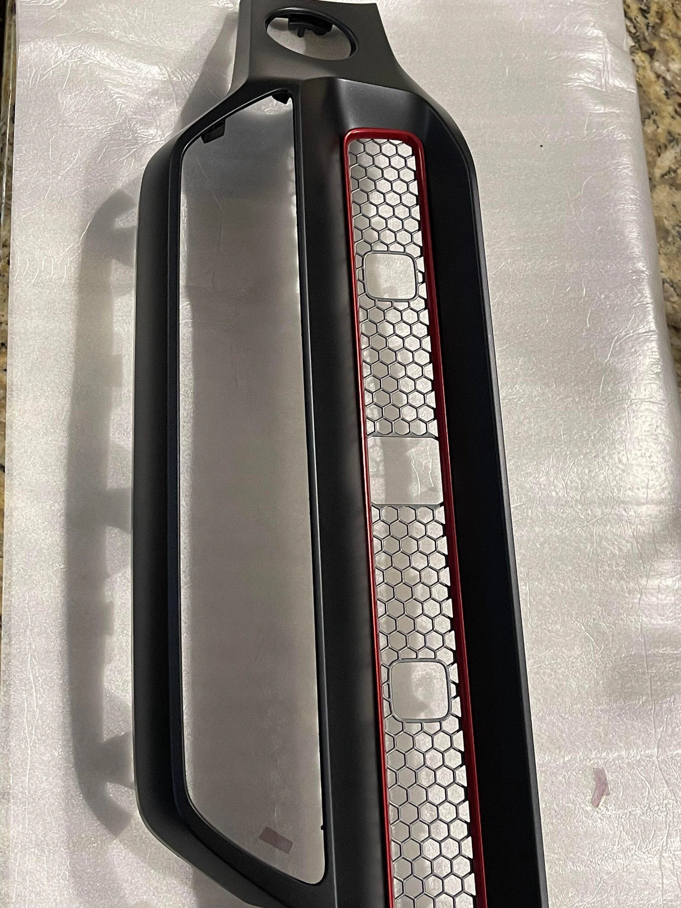 11th Gen Honda Civic Frankenstein A/C vent trim update with Si Red Trim Ring FL5 AC vent Si swap 6