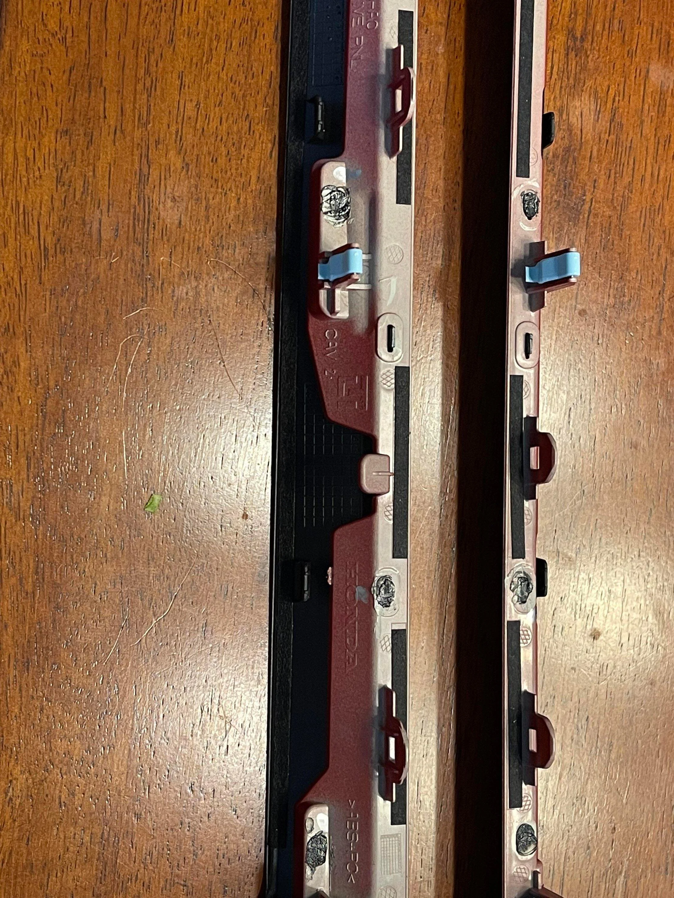 11th Gen Honda Civic Frankenstein A/C vent trim update with Si Red Trim Ring FL5 AC vent Si swap 8