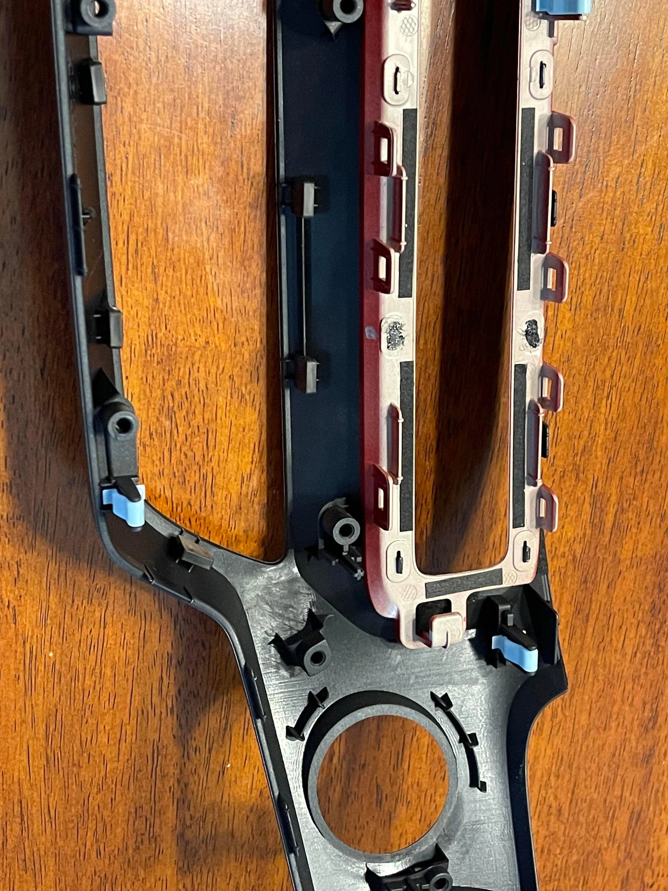 11th Gen Honda Civic Frankenstein A/C vent trim update with Si Red Trim Ring FL5 AC vent Si swap 9