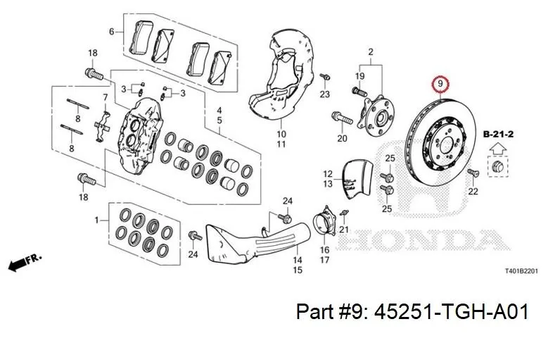 11th Gen Honda Civic OEM Disc rings? FL5 Front Brake Discs