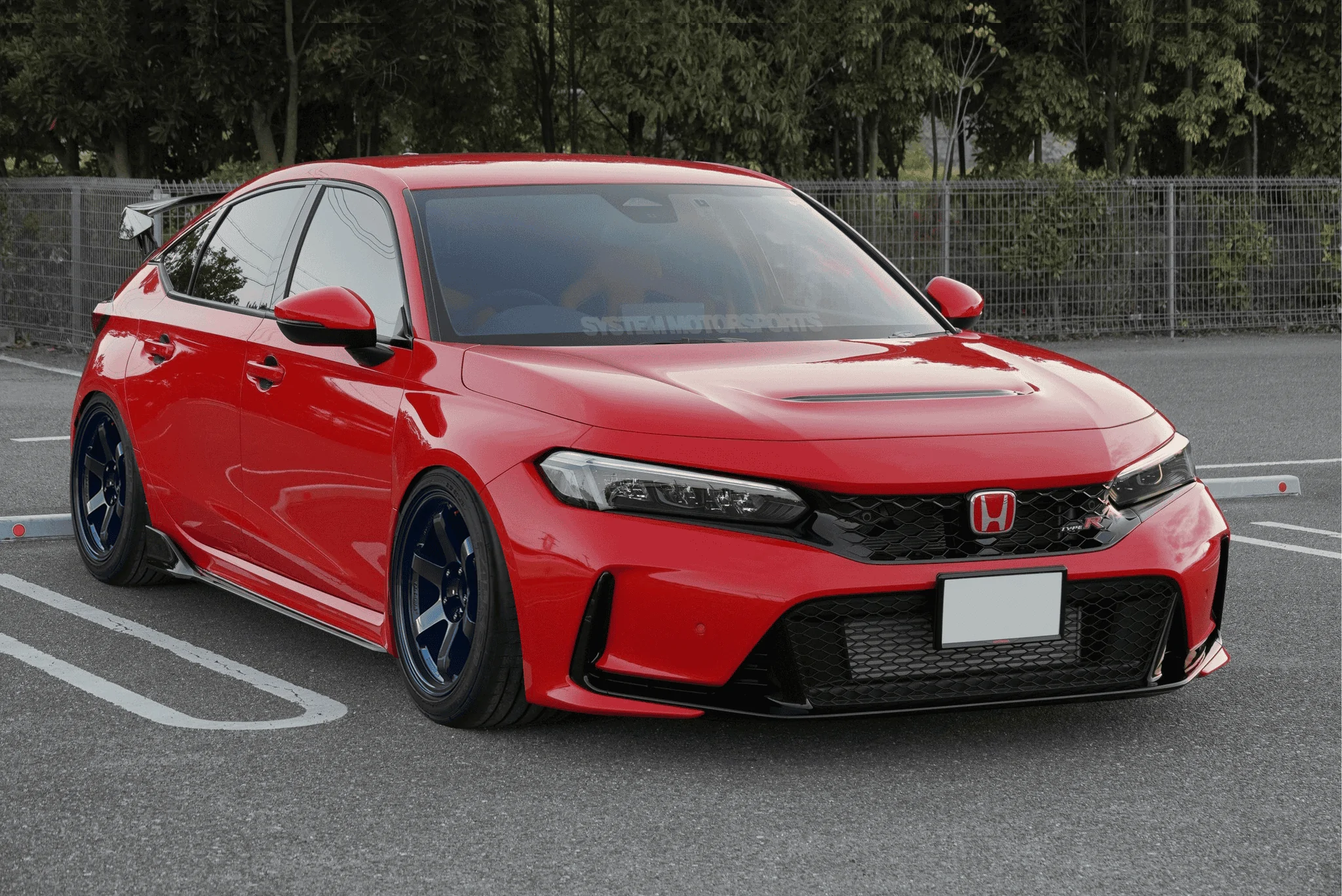 11th Gen Honda Civic Official Wheel Fitment Thread for 11th Gen FL5 Civic Type R FL5 Rallyre Red TE37SL Mag Blu