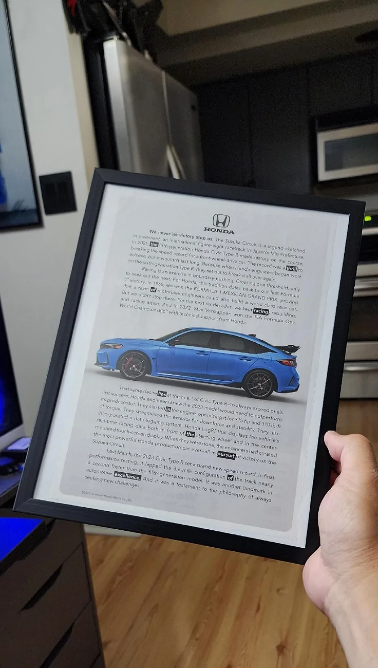 11th Gen Honda Civic What did you do to your FL5 today? frame 1