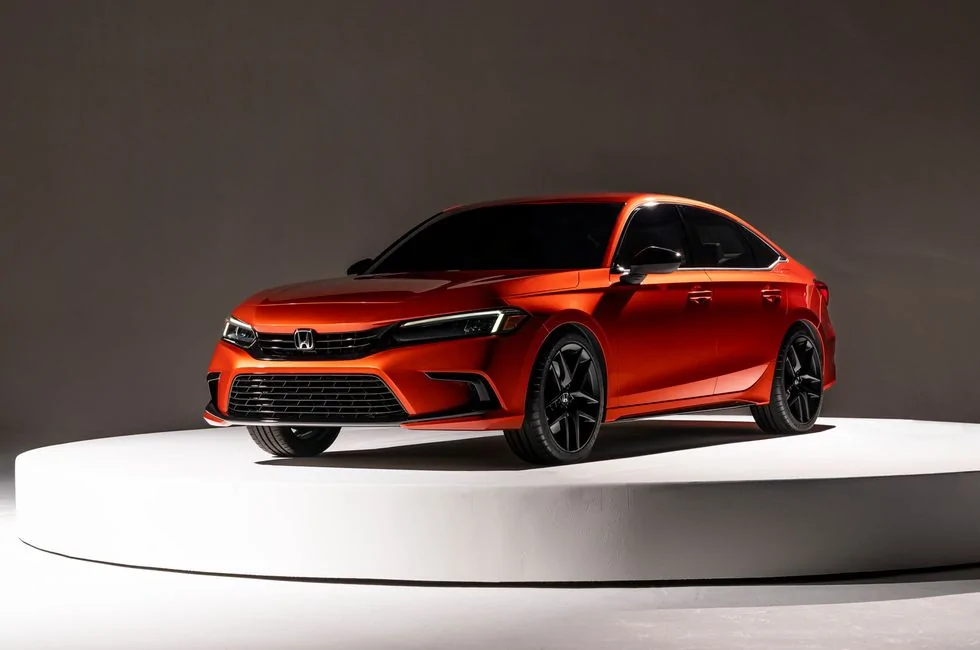 11th Gen Honda Civic World Debut: 11th Gen Honda Civic Prototype! front34-1605628049