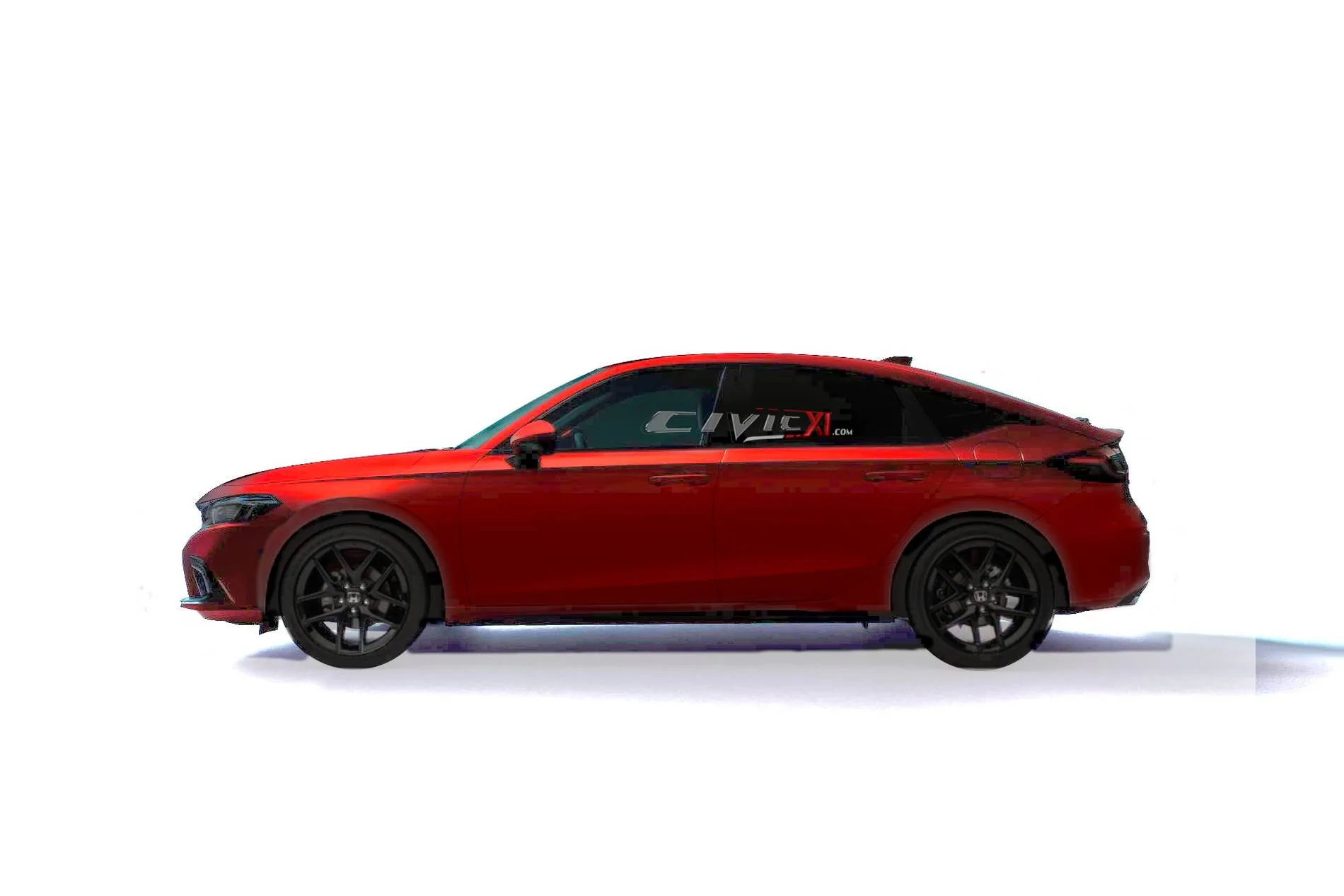 11th Gen Honda Civic All-New 2022 Honda Civic Hatchback Teased Ahead of Global Debut on June 23! GIMPed 2022 Civic Hatchback