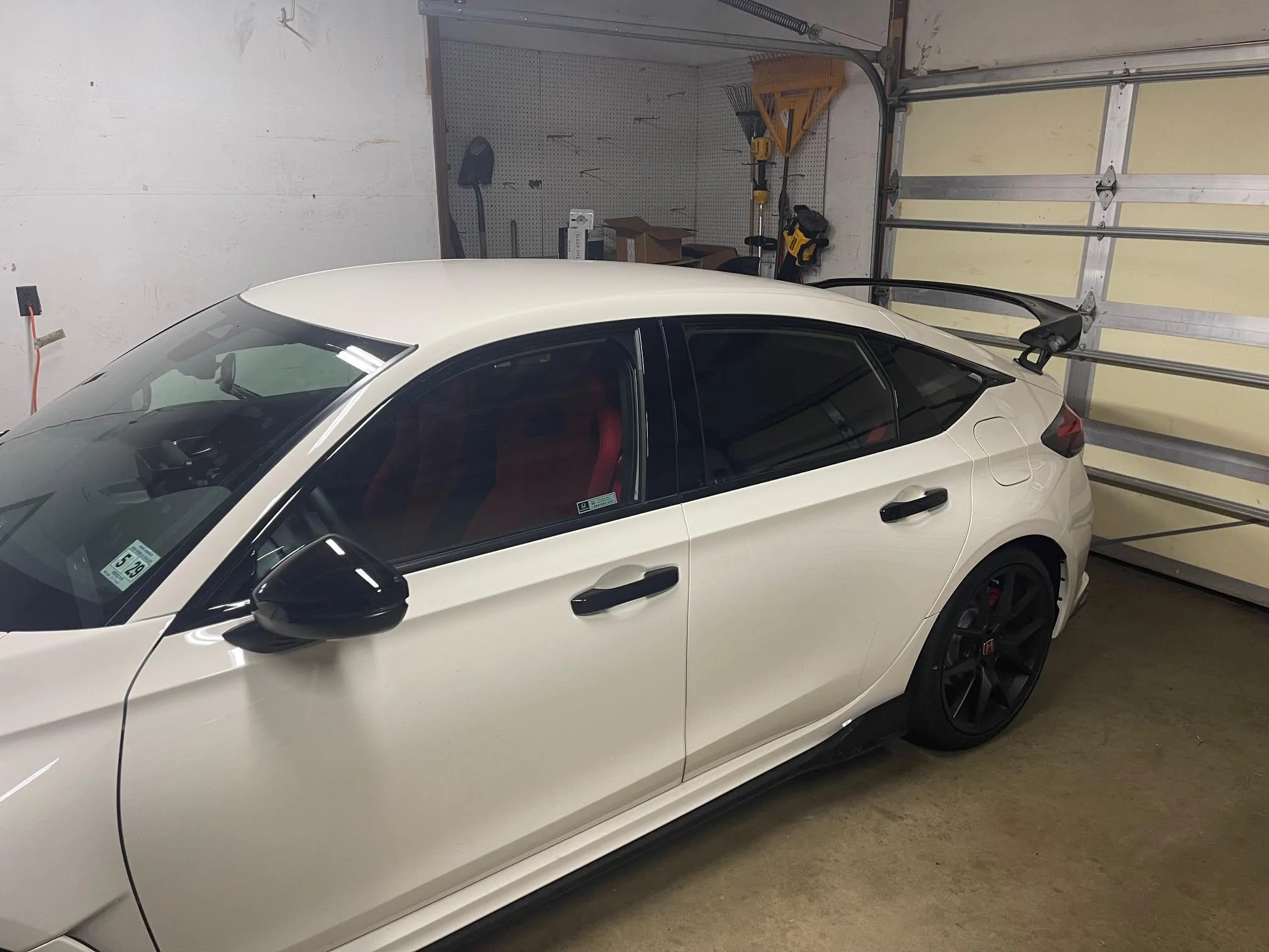 11th Gen Honda Civic Black handle cover installed HandleCover